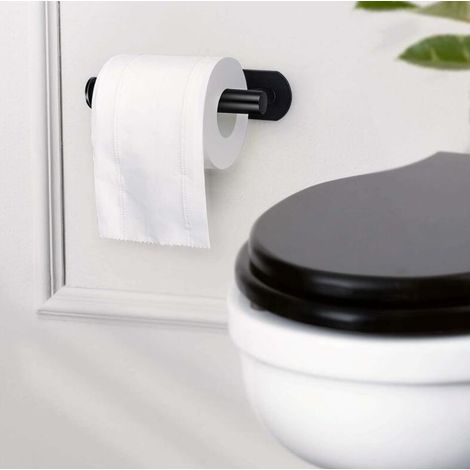 Porte-papier hygiénique On Off, porte-papier hygiénique de qualité supérieure sans perçage, porte-papier hygiénique mural en acier inoxydable pour cuisine (1/3)