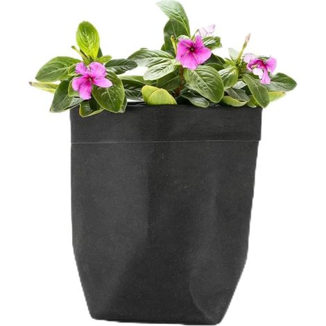 Papier Kraft Décoratif Contenant pour Pots De Fleurs Et Rangement Lavable Et Résistant s Noir (1/5)