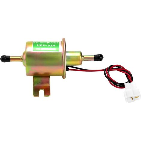 Pompe à carburant en laiton 12 V, pompe essence electrique, modèle HEP-02A, pour essence et diesel (1/5)