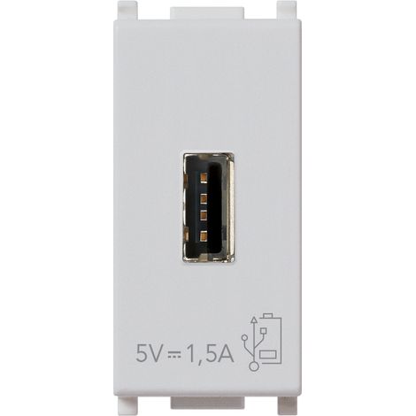 VIMAR - 14292.SL USB-Netzteil 5V 1,5A 1M Silber