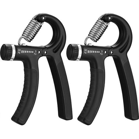 AIXPI Entraîneur de force de préhension Appareil de renforcement des mains avec résistance réglable de 5 à 60 kg Renforcement des avant-bras (1/5)
