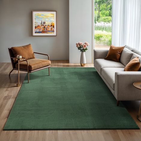 Rio tapis salon moderne doux antidérapant 3d forêt