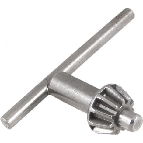 x Bohrfutterschlüssel – Zahnrad für Bohrmaschinen – Hohes Drehmoment zum Festziehen – Kompatibel mit elektrischen Bohrmaschinen und Hämmern – Stahl – 8 mm x 21,5 cm (1/2)