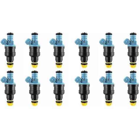 12 injecteurs de carburant pour BMW Série 3 E30 E36, Série 5 E34, Série 8 E31, Série 7 E32 E38Z1 0280150715 1734776 (1/5)