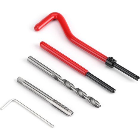 Kit d'insert de réparation de filetage M6 de 30 pièces, ensemble d'outils à main compatibles pour la réparation automobile(M6) (1/5)