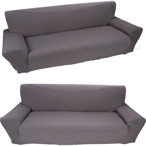 Stretch Sofa Cover for 3 Seater, Elastic Sofa Cover with Polyester and Polyurethane Fibers for Home, Office, Hotel, Stain Protection, etc. (1/5)