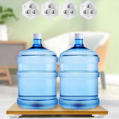 Roulettes Auto-Adhésives 8 Pièces, Roulements à Billes en Acier Inoxydable, Roues Pivotantes à 360 Degrés pour Appareils de Cuisine (1/5)