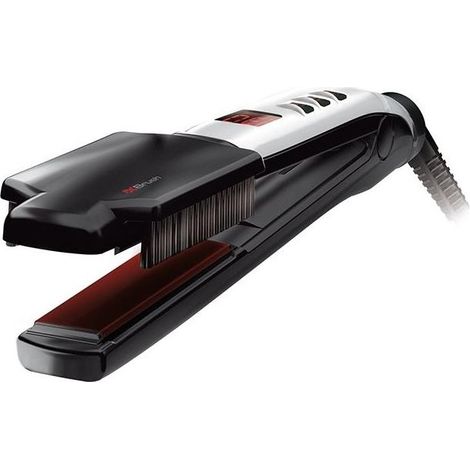 Valera Swiss'X Super Brush e Shine Piastra Professionale Nero-Argentato (1/2)
