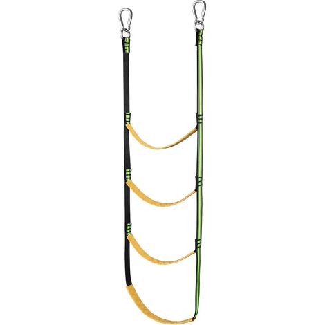 4 Marches Échelle de Corde de Bateau,Extension d’échelle de Corde de Bateau Portable,Échelle de pêche à la Corde,Échelle de Bain pour voilier,Kayak, Canoë-Kayak (1/5)