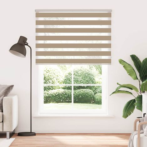 Maison Exclusive - Tenda a Rullo Zebra Larghezza Tessuto 160,9 cm Poliestere