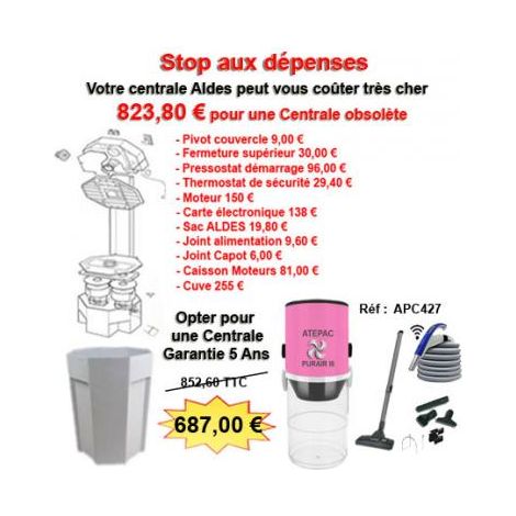 Réservoir à poussières ALDES 11170342 (1/3)