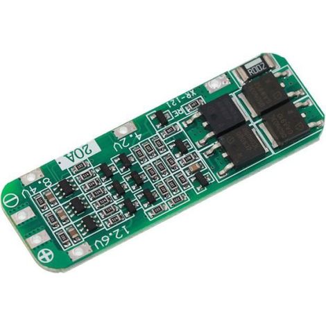 4 Pièces 3S 20A Batterie AU Lithium 18650 Chargeur PCB BMS Carte de Protection 18650 Li-Ion Module de Charge de Batterie 11.1V 12V (1/5)