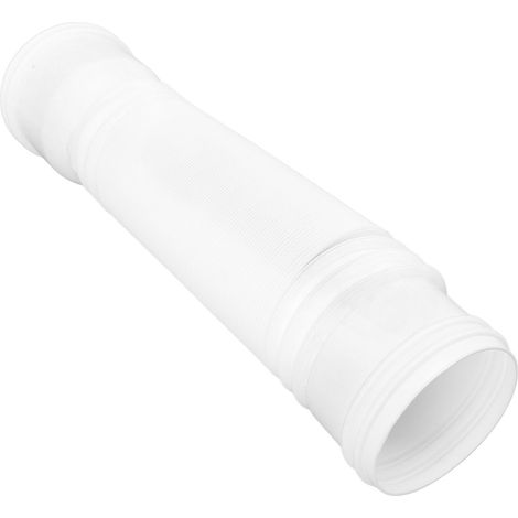 Prolongateur gouttière extensible flexible PE ABS anti-éclaboussures 20-59in pour villa extérieure rond blanc avec connexion vis manuel (1/5)