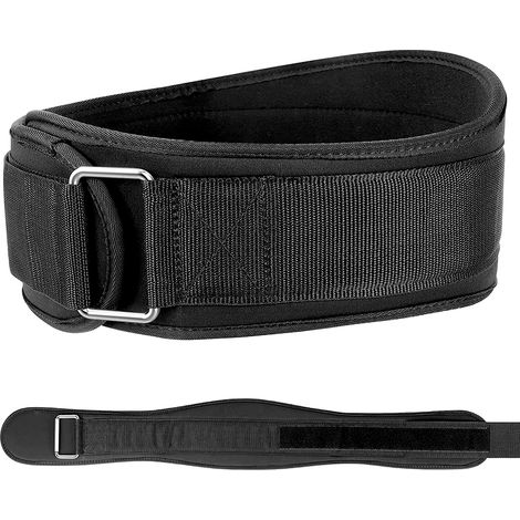 (Bleu XL) Ceinture de musculation ajustable, adaptée à l'entraînement physique. (1/5)