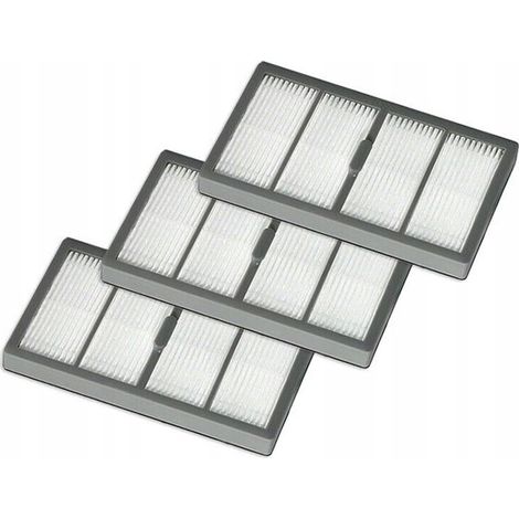 3 filtros HEPA para iRobot Roomba S9 S9 Plus, protección eficaz contra el polvo.