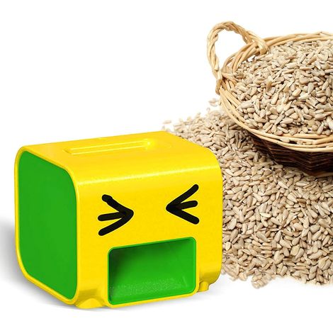 NALOOKAMIC Décortiqueur de graines de tournesol entièrement automatique, ouvre-graines de melon, artefact de graines, éplucheur électrique, outil de cuisine, jaune-vert (1/5)