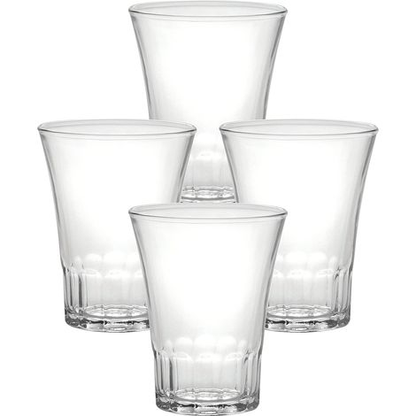 AMALFI BICCHIERINI 4 PZ 13 CL VETRO TEMPERATO TRASPARENTE (1/5)