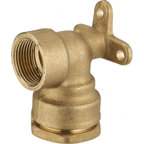 Gomito F1/2 con compressione in ottone D.20 per tubo polietilene QUICK PLOMBERIE