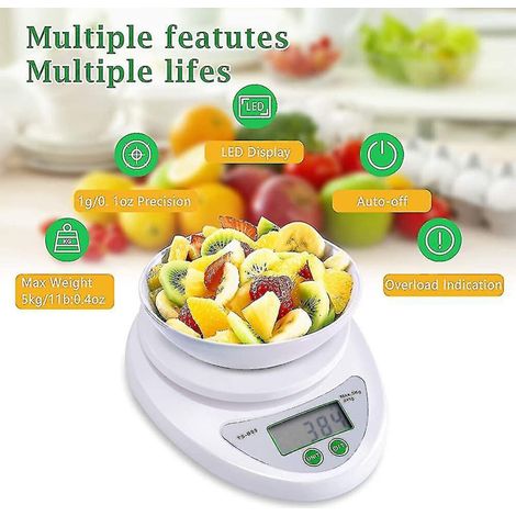 Balance de cuisine GETIT, balance de cuisine électronique, balance de cuisine numérique de précision pour four --AquaForge (1/4)