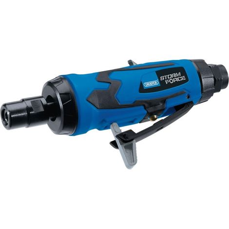Mini meuleuse pneumatique droite en composite (6 mm), bleu