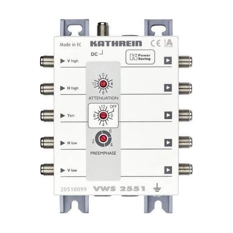 Amplificatore Kathrein VWS 2551 4 uscite 112 mm larghezza (1/2)