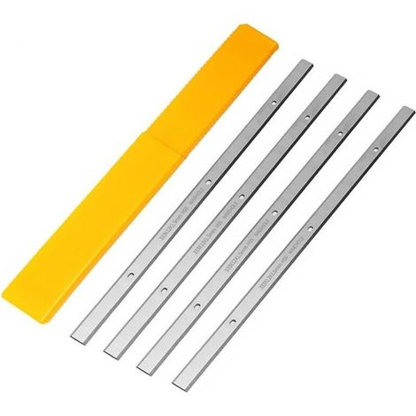 4 Pièces HSS Lames De Raboteuse 333mm, 333mm fers de rabot Pour Metabo DH 330/316, Raboteuse Lames Pour Machines De Travail Du Bois, 333 x 12 x 1,5mm (1/5)