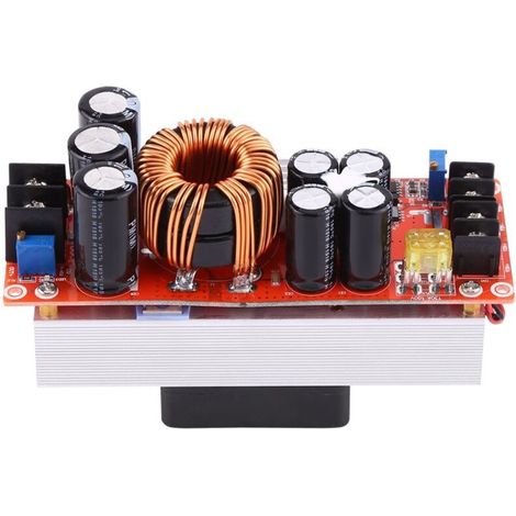 1500W 30A DC-DC Boost Converter, Automatic Step-Up/Step-Down Power Supply Module, 10-60V Input, 12-90V Output, Constant Current Power Supply Module, LED Driver (1/5)