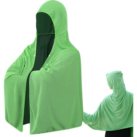 Serviettes rafraîchissantes instantanées pour le cou Robe respirante à séchage rapide Serviettes de sport rafraîchissantes avec capuche pour baseball, course, fitness, plein air, randonnée