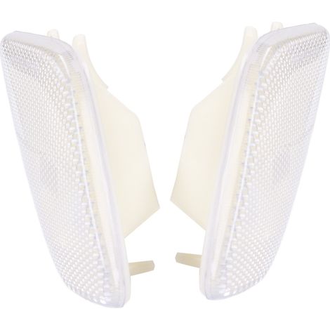 Lot de 2 feux de position latéraux avant blancs de remplacement pour Jeep Wrangler 1997-2006 (1/5)