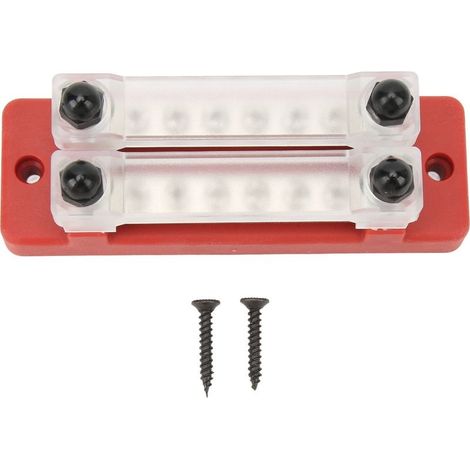 Block of distribution energy 12 terminals 12-48 V 150 HAS, bar omnibus marine for camping-car, camionnette, caravan (1/5)