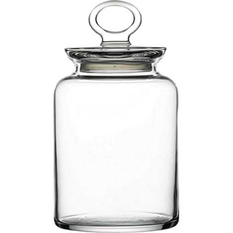 Pasabahce Glasdose Kitchen 2,64L Pasabahce mit Silikonring und Spülmaschinen fest