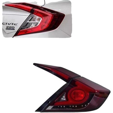 Fanale posteriore a LED, compatibile con Honda Civic, Civic-A (1/2)