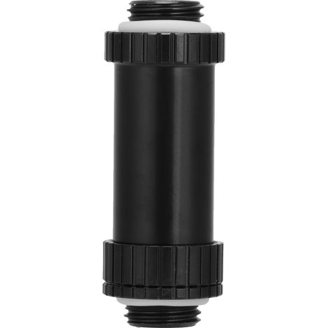 BSSJT-41 Vollkupfer-Flüssigkeitskühlungsanschluss für SLI Crossfire-Grafikkarten, einziehbarer Adapter mit zwei Außengewinden, Schwarz (1/5)