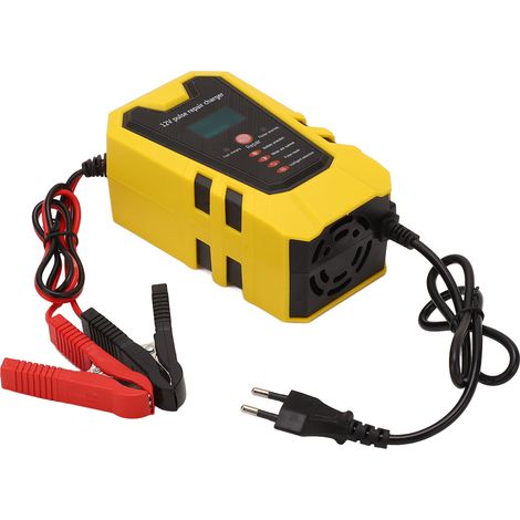 Chargeur de batterie intelligent à impulsions avec réglage automatique, écran LCD, prise UE 110-240 V (1/5)