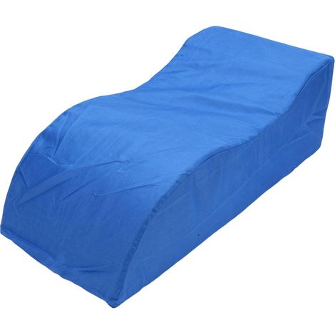 Leg elevation pillow with anti-slip design and removable washable cover for sleep support (1/5)
