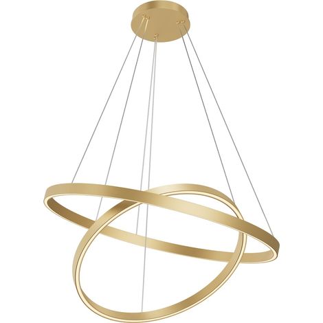 Lampada a sospensione RIM Maytoni ottone/bianco LED 84W (1/2)