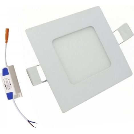 Spot LED Encastrable Carré BLANC 3W CCT - 3000K/4000K/6500K - SI (1/5)
