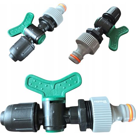 Kit para conectar la línea de goteo a la manguera mediante la válvula QJ. (1/5)