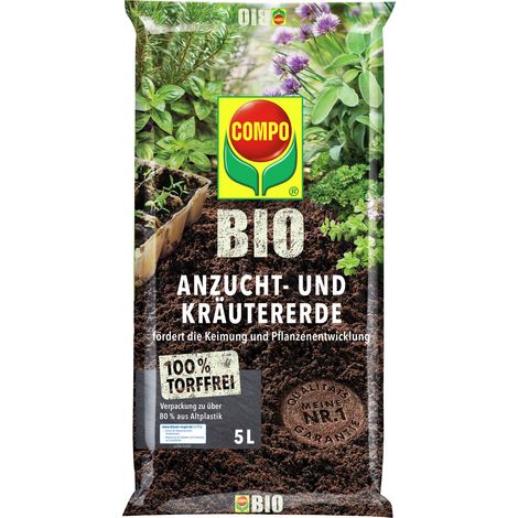 terreno per vasi compo 5 kg senza torba ecologico