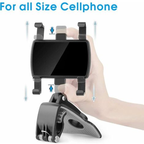 360-Grad drehbare Autohalterung, Armaturenbretthalterung für GPS-Geräte und Smartphones von 4-7 Zoll (1/5)