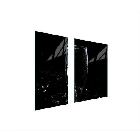PANNEAU DE PROTECTION EN VERRE 75x52 VIN (1/5)