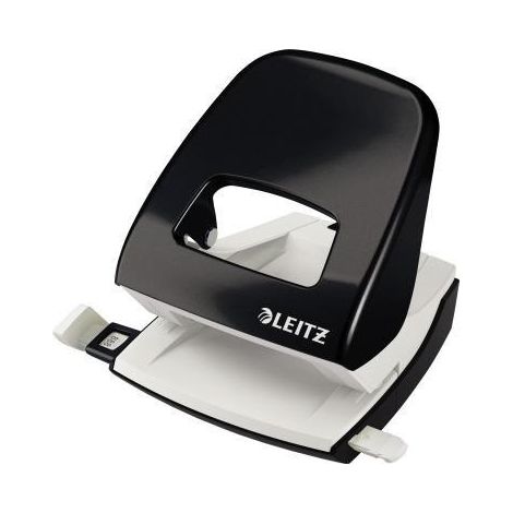 LEITZ Locher Leitz NeXXt WOW 5008 8cm 30 Bl. (80 g/m²) mit Anschlagschiene schwarz