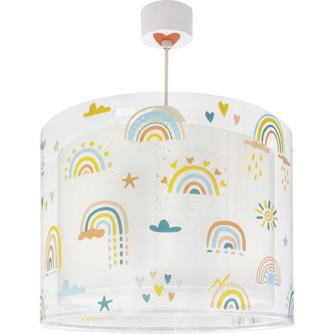 Lustre Chambre Lampe Suspension Plafonnier Pour Enfants, Rainbow arc-en-ciel, 41192M, E27 (1/5)