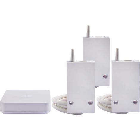 Delta Dore – Pack RF 6600 FP connecté – 3 récepteurs RF 6600 FP – 1 box Tydom Home 6050658 – Gestion chauffage connecté multi-zone (1/5)