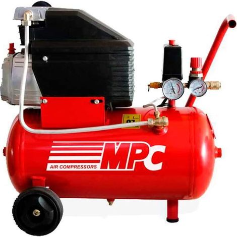 Compresor de aire 230v 2 cv 25 litros MPC ECO-225