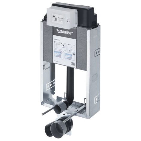 Élément WC DU pour WC suspendu, aplati, 440x913mm, pour maçonnerie intérieure et extérieure, galvanisé fendu.