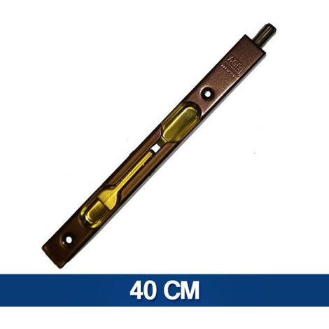 CATENACCIO A LEVA BRONZATO CHIUSURA PORTA FINESTRA VARIE MISURE (12410V) 40 CM (12406)