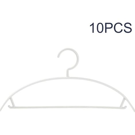 Lot de 10 cintres antidérapants et peu encombrants pour manteaux et pantalons. (1/5)
