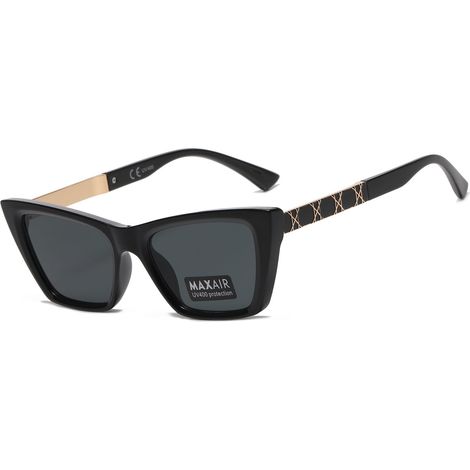 Damen-Sonnenbrille im Cat-Eye-Stil mit UV400-Filter ST-MAX10, Schwarz (1/5)