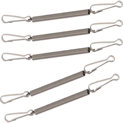 Lot de 5 supports de bouteille d'eau résistants, réglables, pour cage ou animaux, avec clip pour abreuvoir. (1/5)
